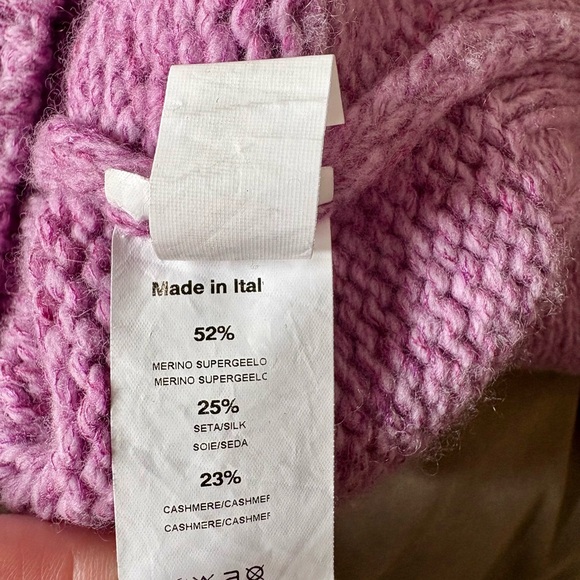 Tonet || Italian Wool/Cashmere Blend Knit Cardigan - Picture 8 of 8